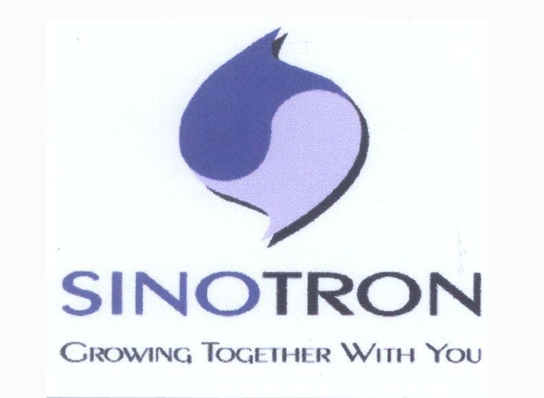 Mẫu nhãn hiệu SINOTRON GROWING TOGETHER WITH YOU