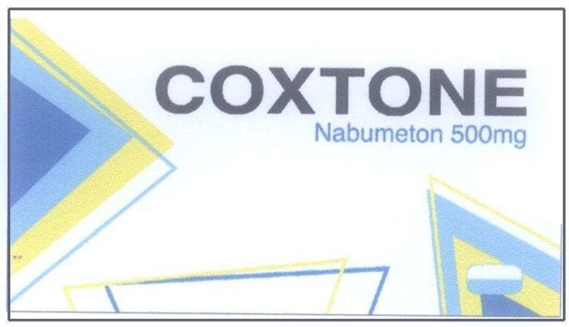 Mẫu nhãn hiệu COXTONE Nabumeton 500mg