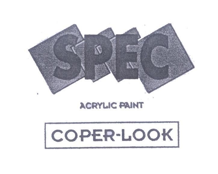 Mẫu nhãn hiệu SPEC ACRYLIC PAINT COPER-LOOK