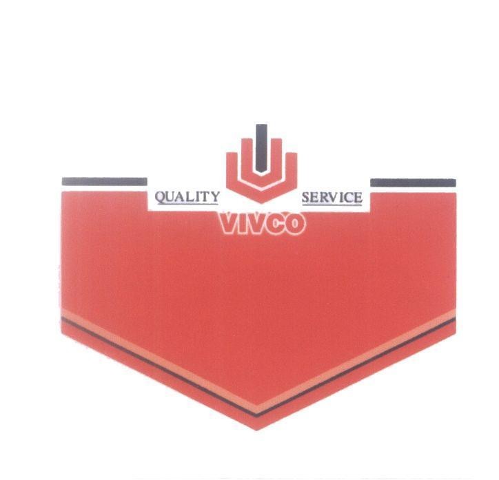 Mẫu nhãn hiệu V I U VIVCO QUALITY SERVICE