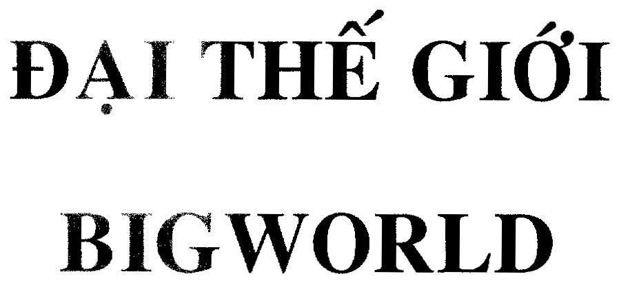 Mẫu nhãn hiệu Đại Thế Giới BIGWORLD