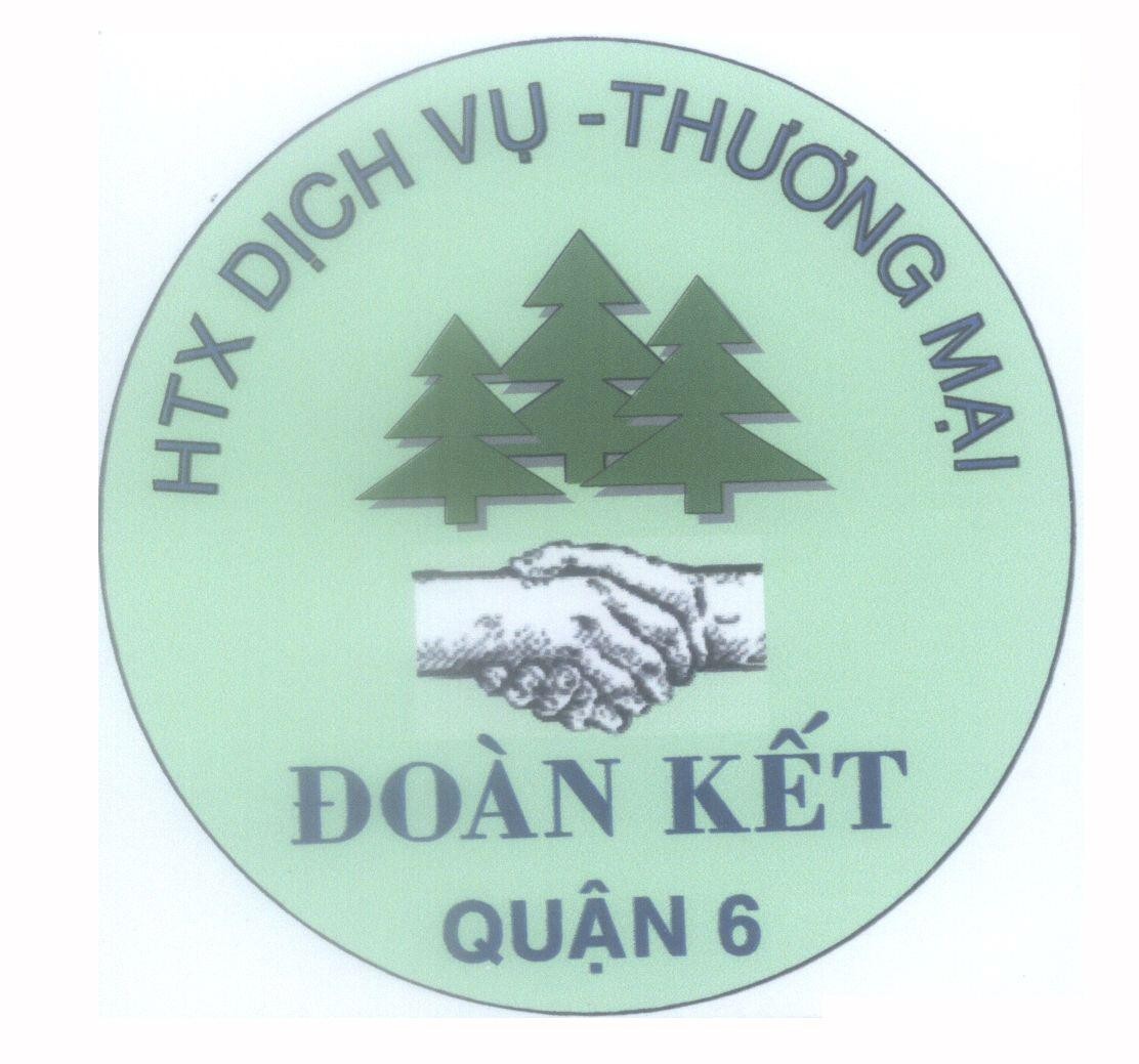 Mẫu nhãn hiệu HTX Dịch Vụ - Thương Mại Đoàn Kết Quận 6