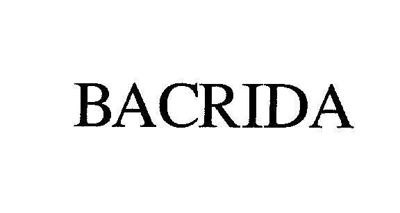 Mẫu nhãn hiệu BACRIDA