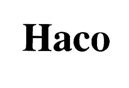Mẫu nhãn hiệu Haco