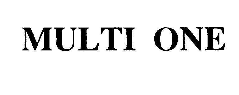 Mẫu nhãn hiệu MULTI ONE
