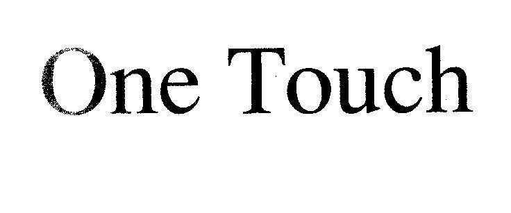 Mẫu nhãn hiệu One Touch