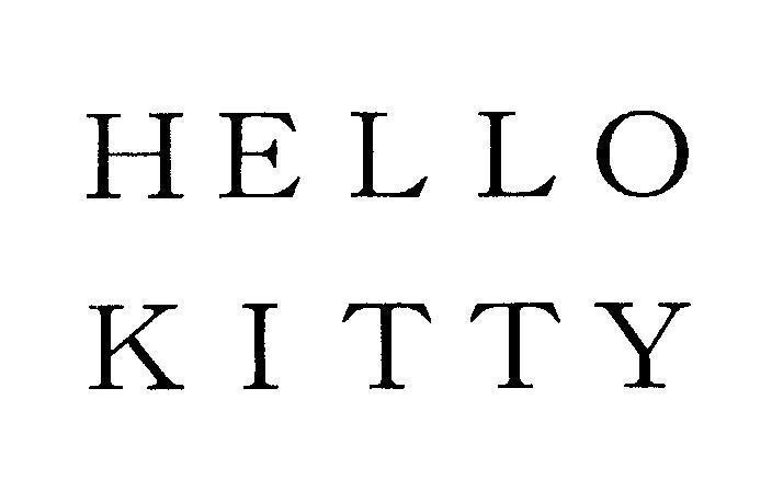Mẫu nhãn hiệu HELLO KITTY