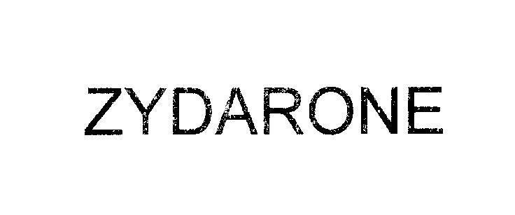 Mẫu nhãn hiệu ZYDARONE