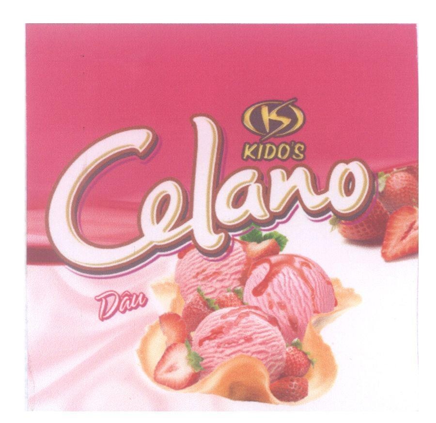 Mẫu nhãn hiệu Celano KIDO'S IS Dâu