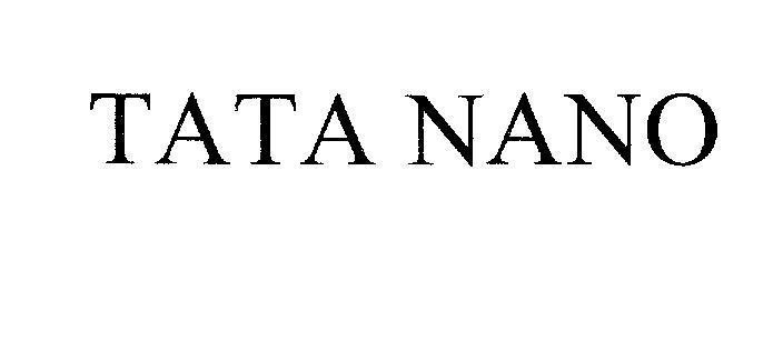 Mẫu nhãn hiệu TATA NANO
