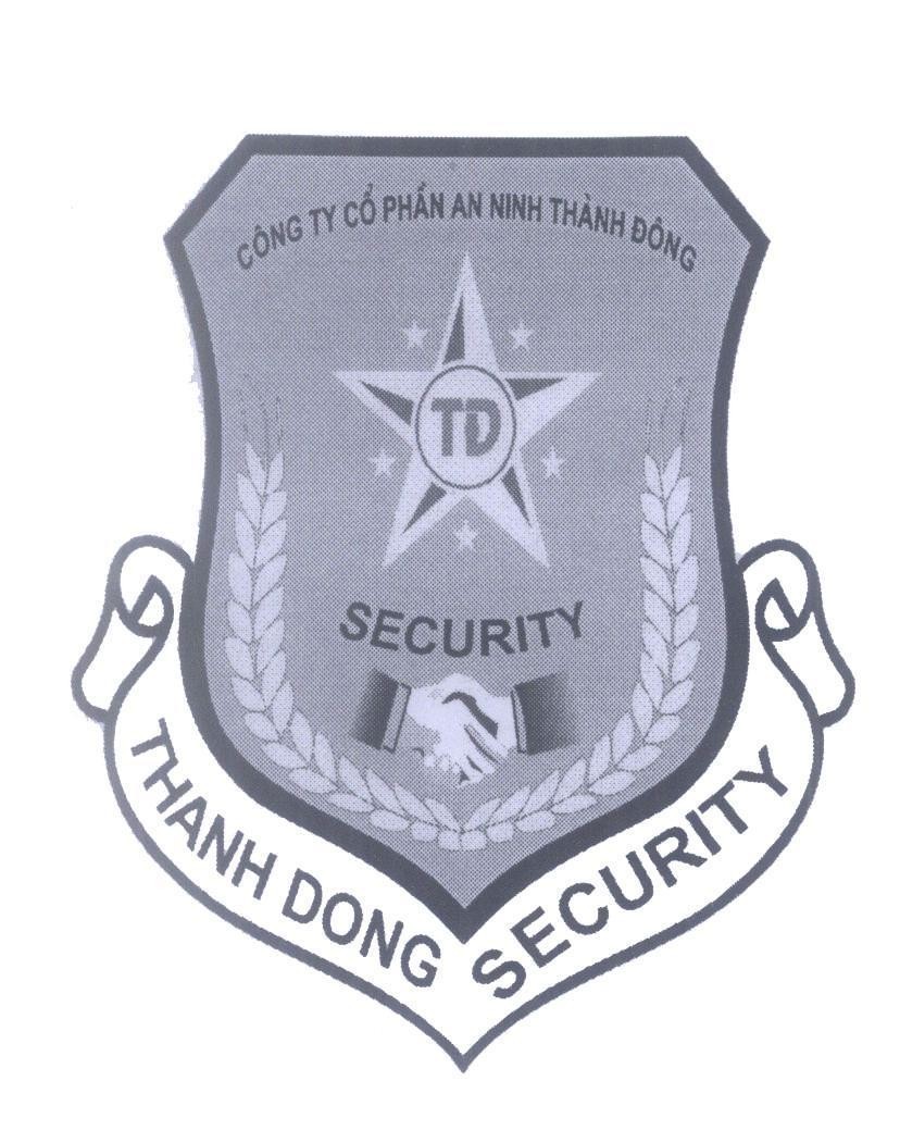 Mẫu nhãn hiệu TĐ THANH DONG SECURITY Công Ty Cổ Phần An Ninh Thành Đông