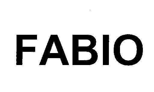 Mẫu nhãn hiệu FABIO