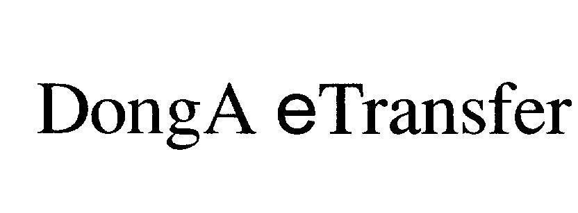 Mẫu nhãn hiệu DongA eTransfer