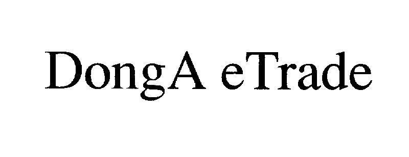 Mẫu nhãn hiệu DongA eTrade