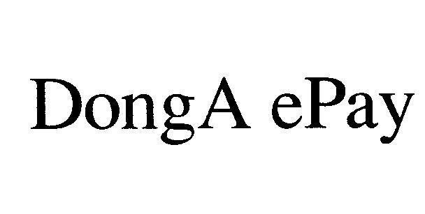 Mẫu nhãn hiệu DongA ePay