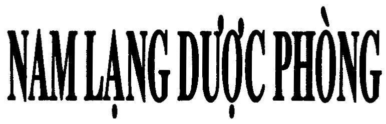 Mẫu nhãn hiệu Nam Lạng Dược Phòng