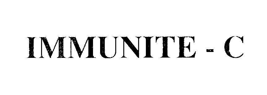 Mẫu nhãn hiệu IMMUNITE - C