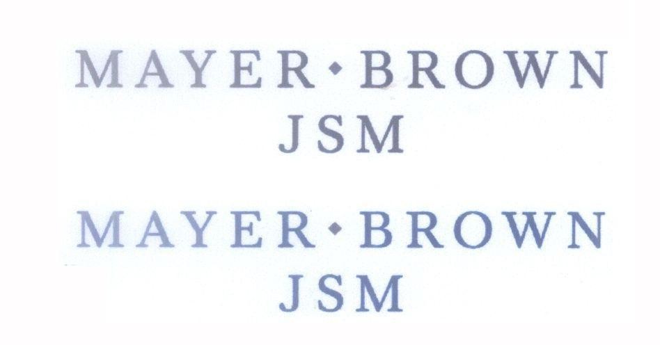 Mẫu nhãn hiệu MAYER BROWN JSM