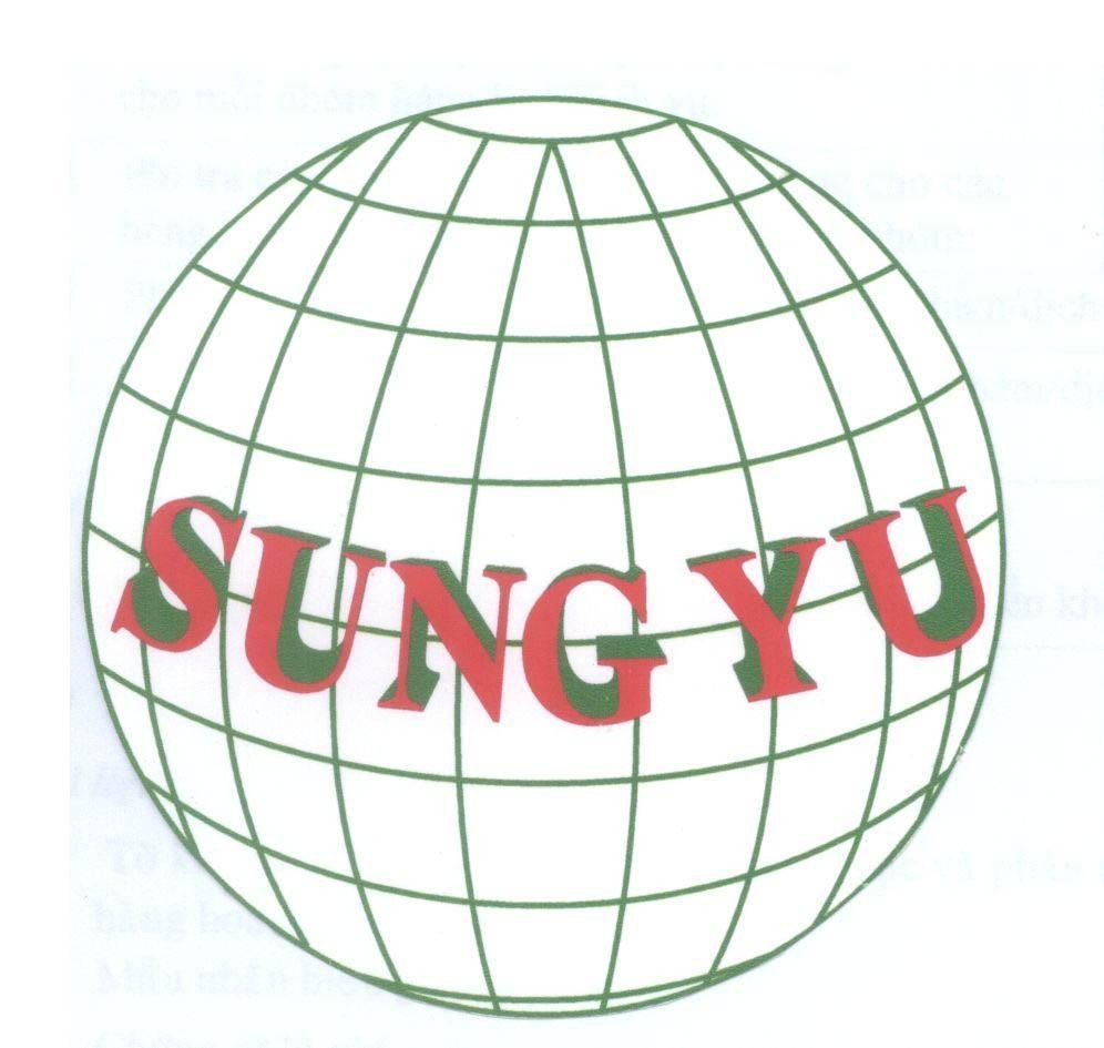 Mẫu nhãn hiệu SUNG YU