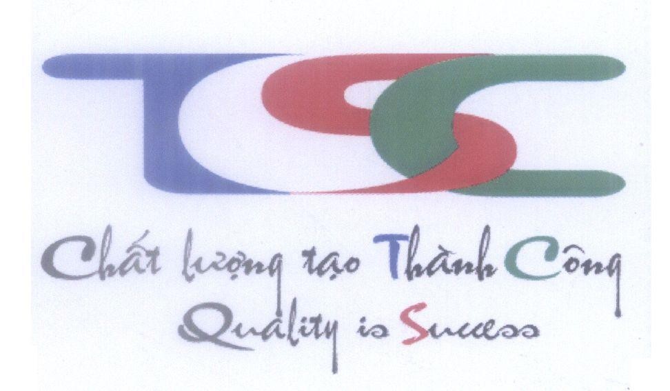 Mẫu nhãn hiệu TCSC Chất lượng tạo Thành Công Quality is Success