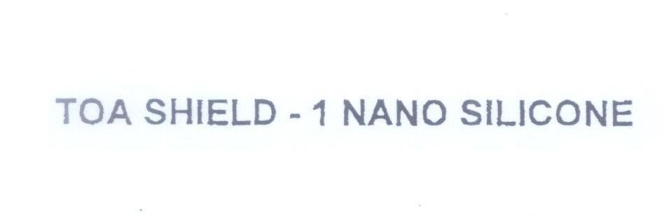 Mẫu nhãn hiệu TOA SHIELD - 1 NANO SILICONE