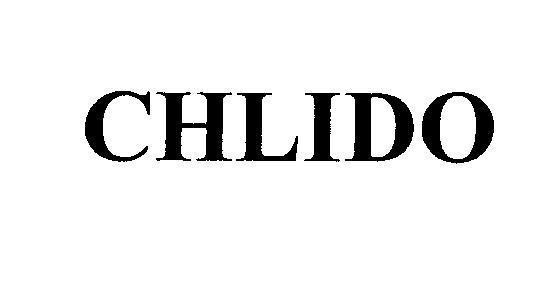 Mẫu nhãn hiệu CHLIDO