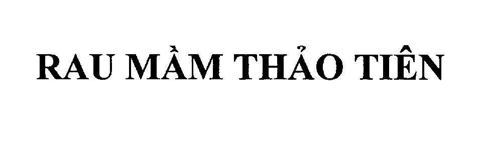 Mẫu nhãn hiệu Rau Mầm Thảo Tiên