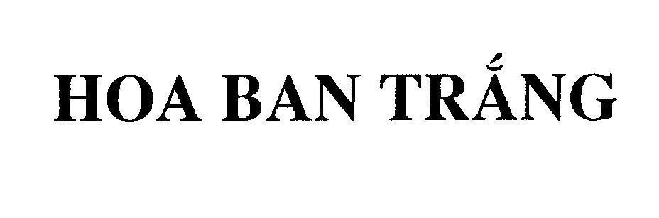 Mẫu nhãn hiệu Hoa Ban Trắng
