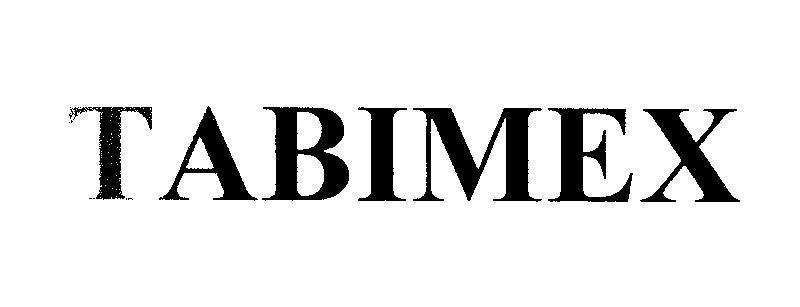 Mẫu nhãn hiệu TABIMEX