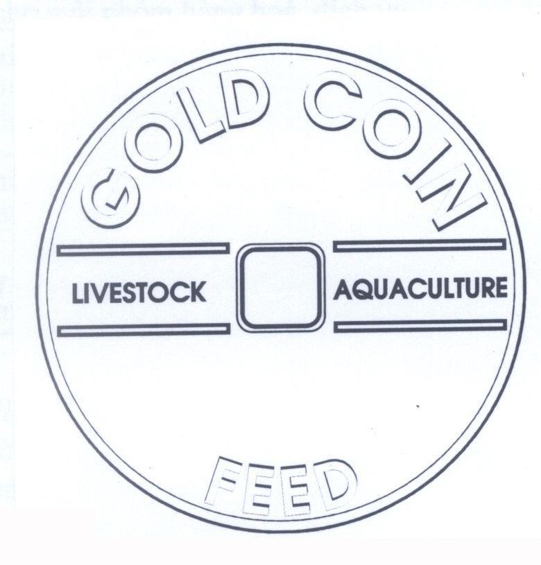 Mẫu nhãn hiệu GOLD COIN FEED LIVESTOCK AQUACULTURE