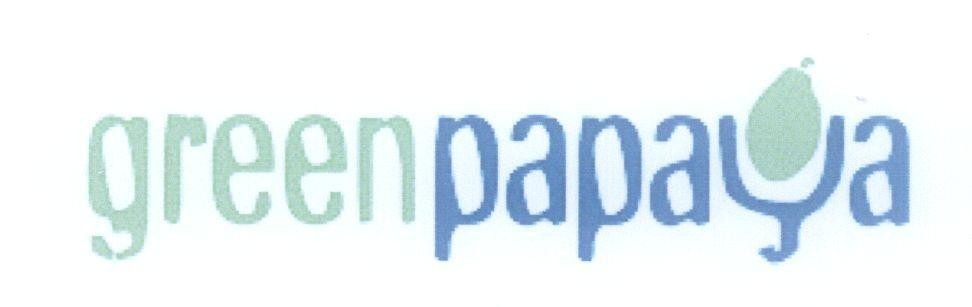 Mẫu nhãn hiệu green papaya
