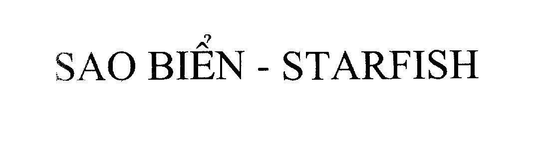 Mẫu nhãn hiệu Sao Biển - STARFISH