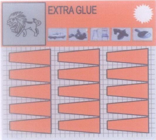 Mẫu nhãn hiệu EXTRA GLUE