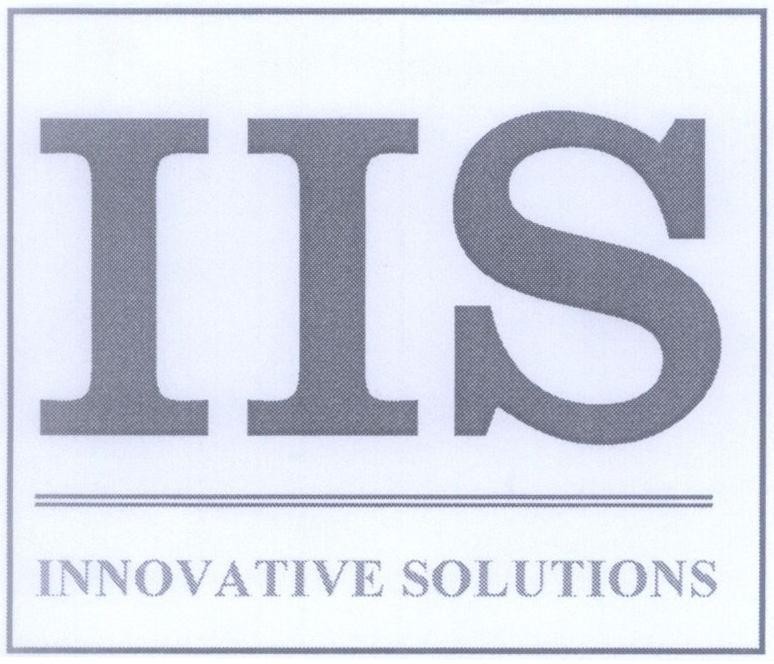 Mẫu nhãn hiệu IIS INNOVATIVE SOLUTIONS