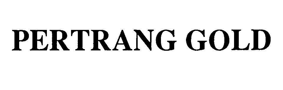 Mẫu nhãn hiệu PERTRANG GOLD