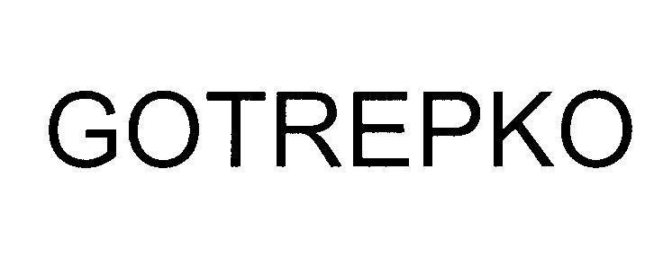 Mẫu nhãn hiệu GOTREPKO