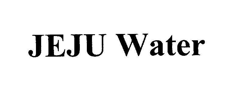 Mẫu nhãn hiệu JEJU Water