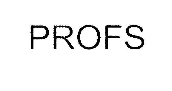 Mẫu nhãn hiệu PROFS