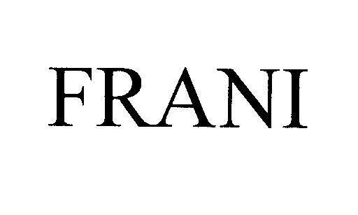 Mẫu nhãn hiệu FRANI