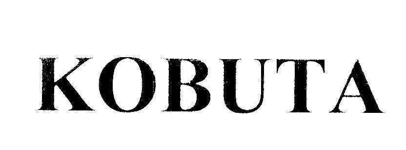 Mẫu nhãn hiệu KOBUTA