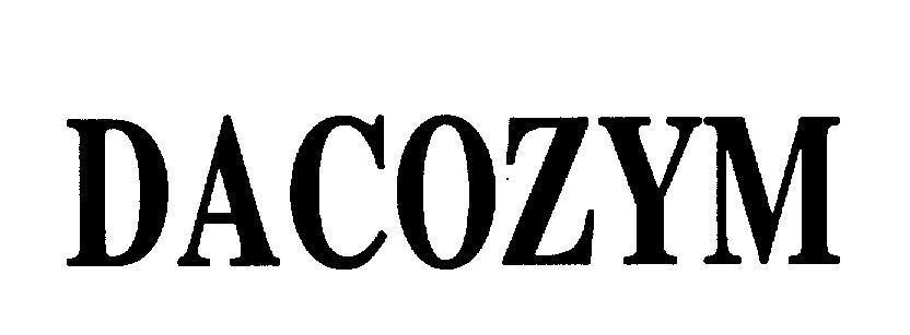Mẫu nhãn hiệu DACOZYM