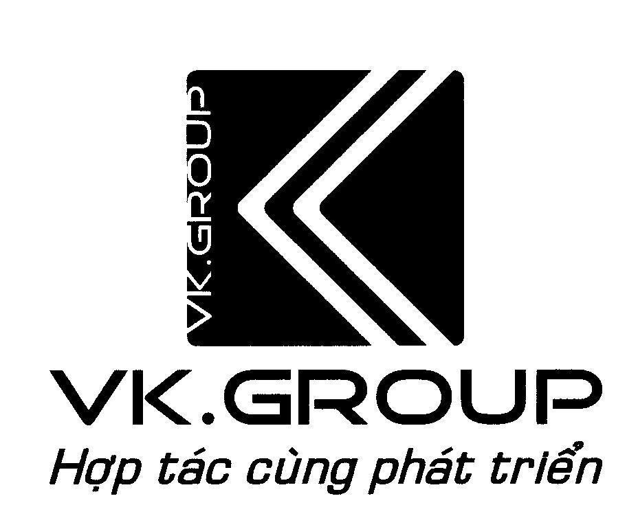 Mẫu nhãn hiệu VK.GROUP Hợp tác cùng phát triển
