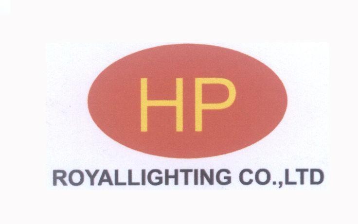 Mẫu nhãn hiệu HP ROYALLIGHTING CO.,LTD