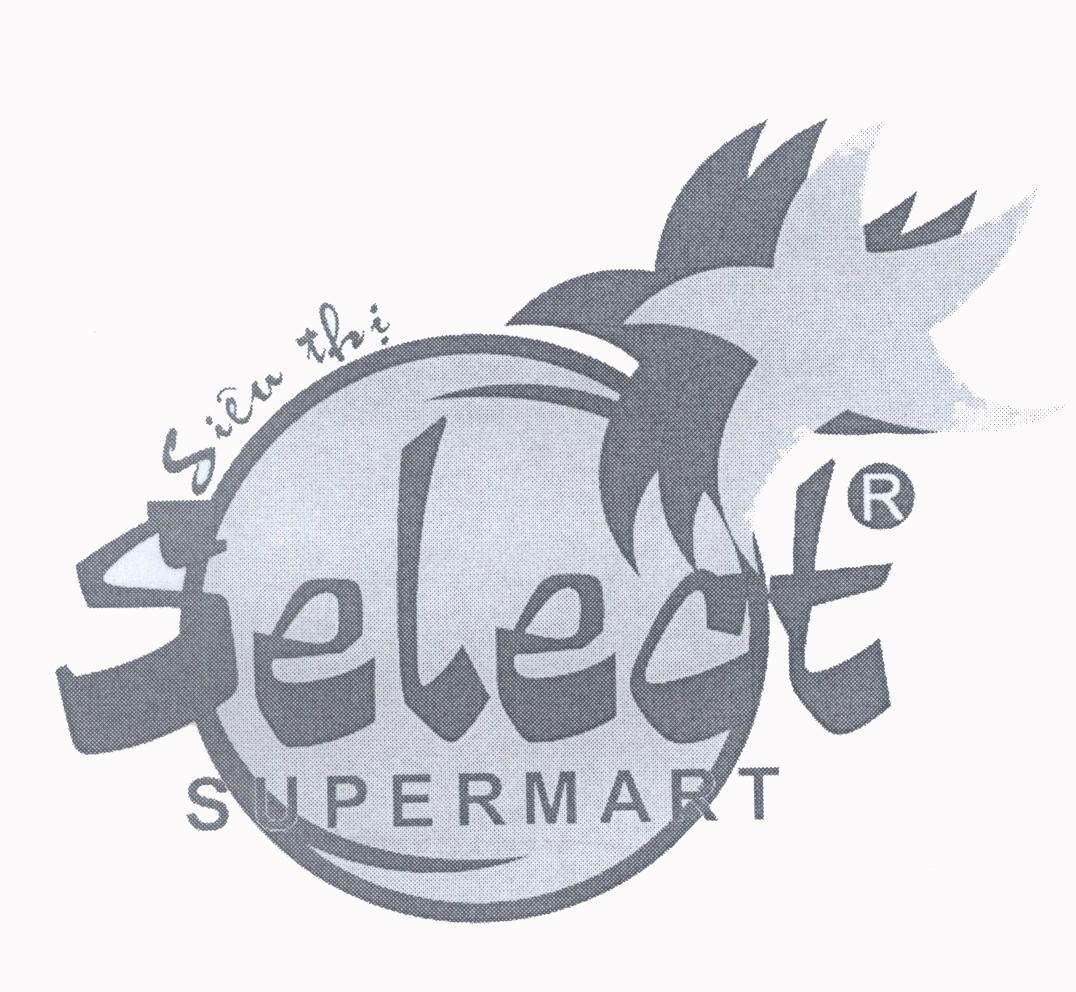 Mẫu nhãn hiệu Siêu thị SeLect SUPERMART