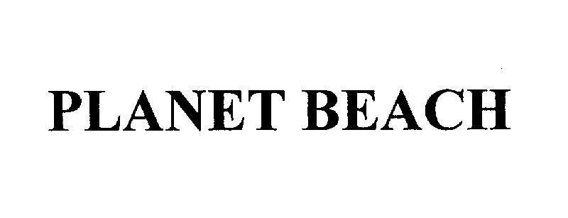 Mẫu nhãn hiệu PLANET BEACH