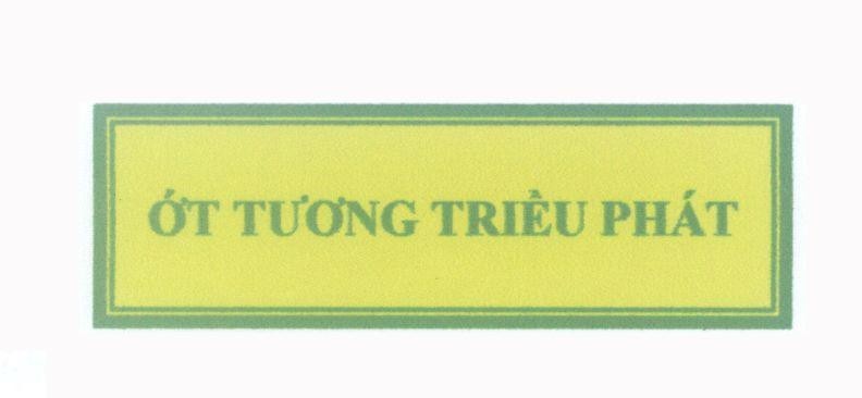 Mẫu nhãn hiệu ớt Tương Triều Phát