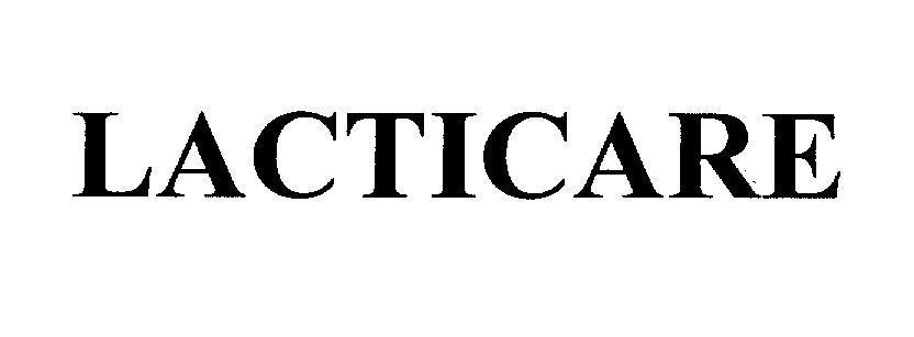 Mẫu nhãn hiệu LACTICARE