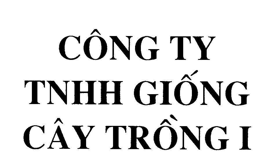 Mẫu nhãn hiệu Công ty TNHH Giống Cây Trồng I