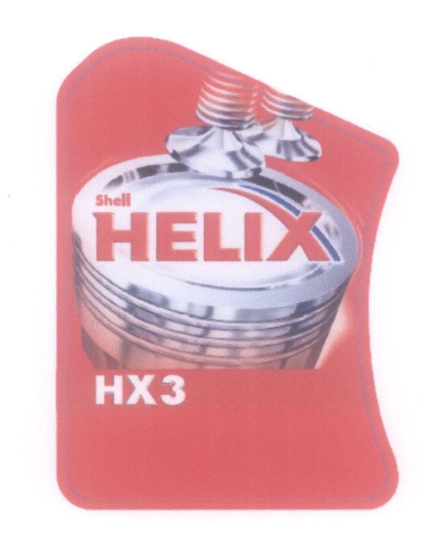 Mẫu nhãn hiệu Shell HELIX HX3