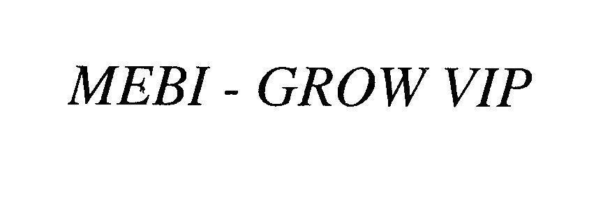 Mẫu nhãn hiệu MEBI - GROW VIP